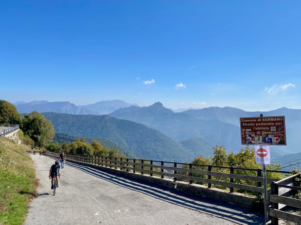 The view from Muro di Sormano, Lake Como